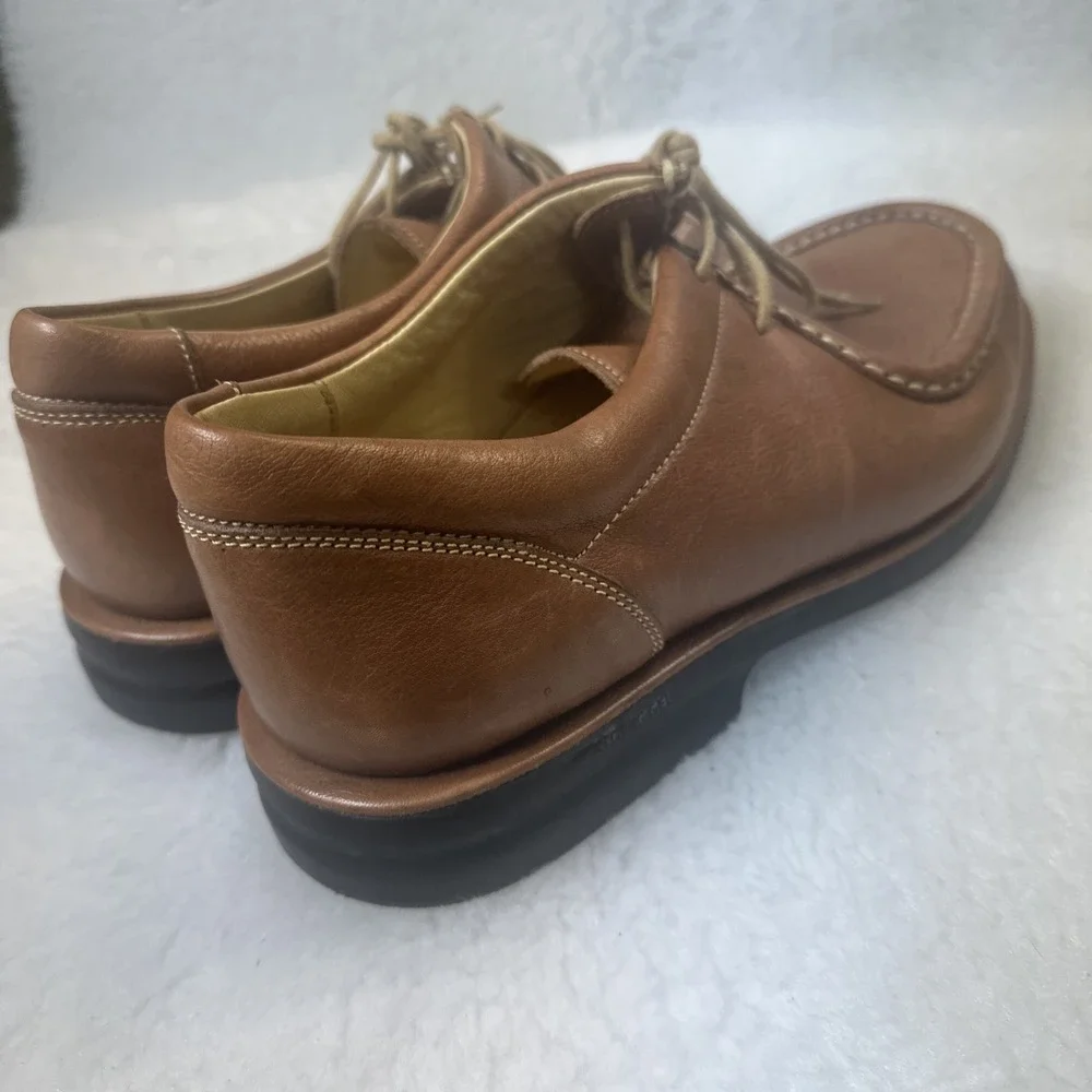 Sandro Moscoloni Shoes Brown Leather Oxford Lace-Up Comfort Men's Sz 10.5